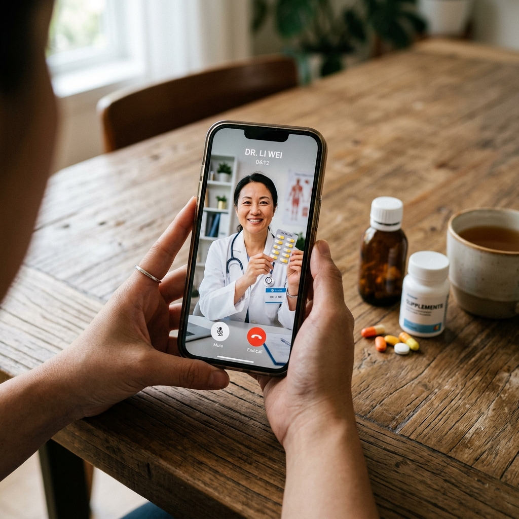 Doctor visit on mobile